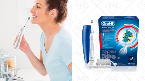 Oral-B Pro 5000 SmartSeries Electric Toothbrush | $55 | Amazon | Use promo code 30OB5000VD2 and clip $15 coupon